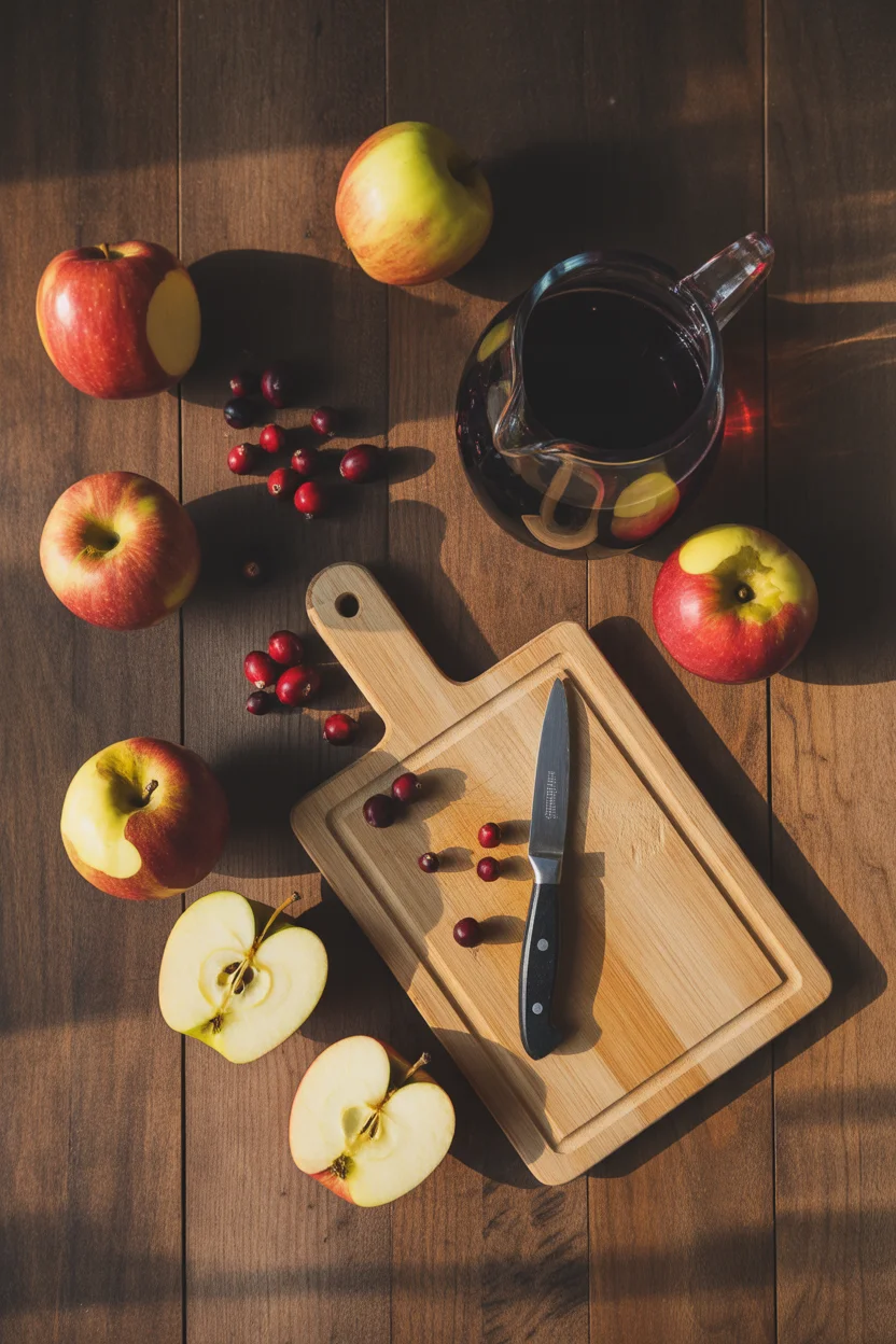 apple cider sangria