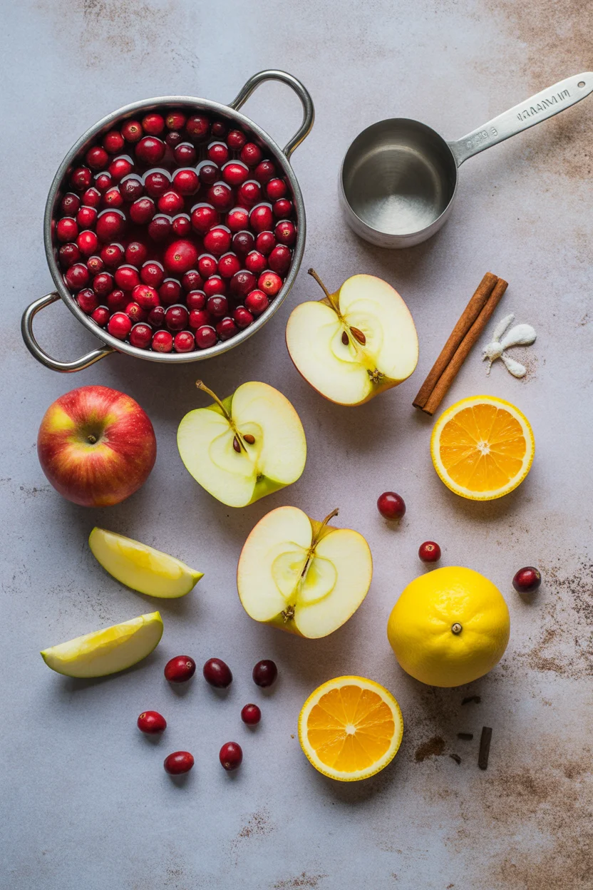 Cranberry Apple Cider Sangria