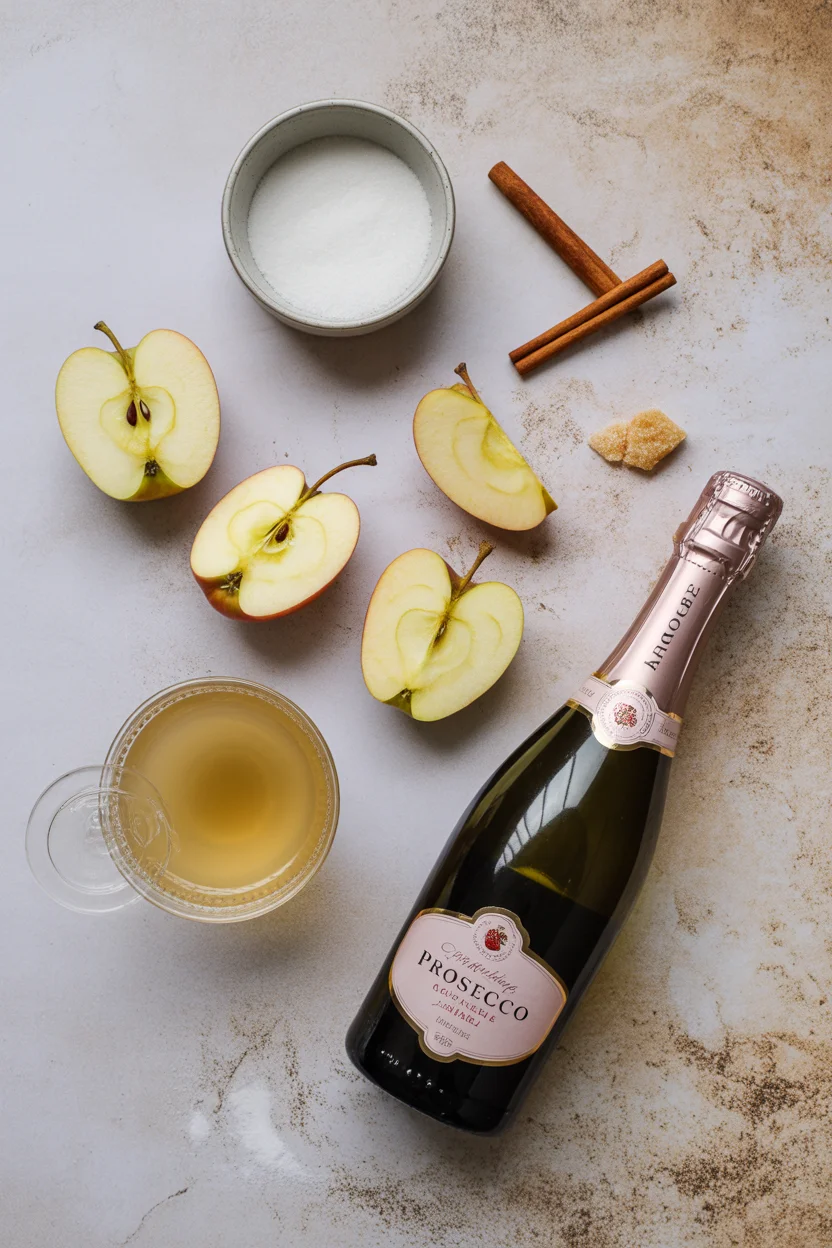 sparkling apple cider sangria