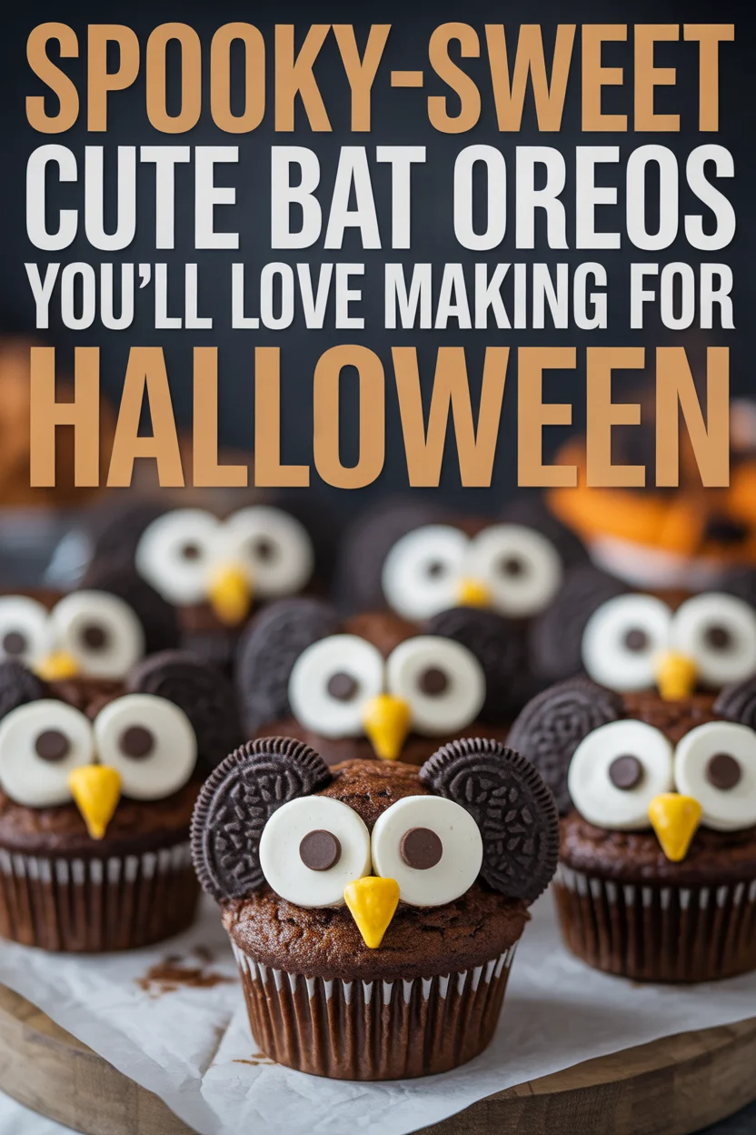 Spooky-Sweet Cute Bat Oreos You’ll Love Making for Halloween