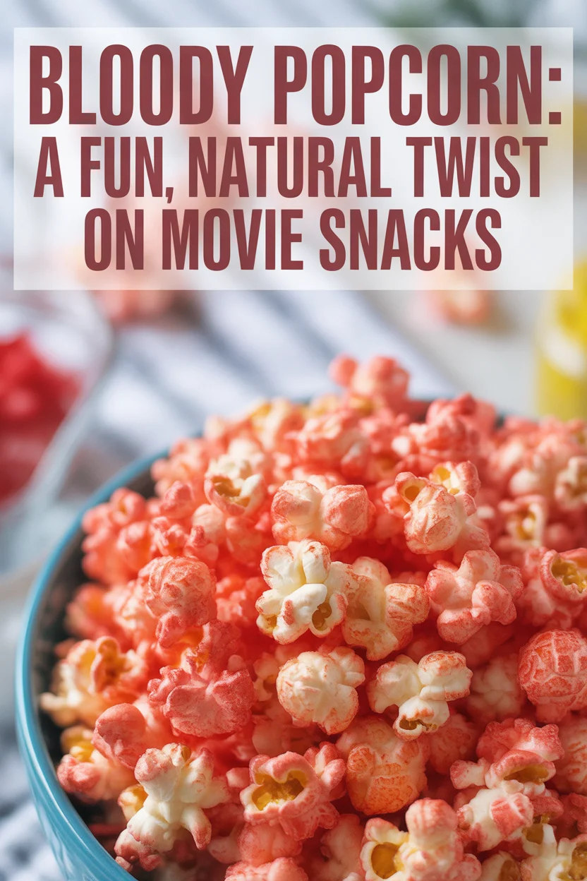 Bloody Popcorn (colorant naturel)