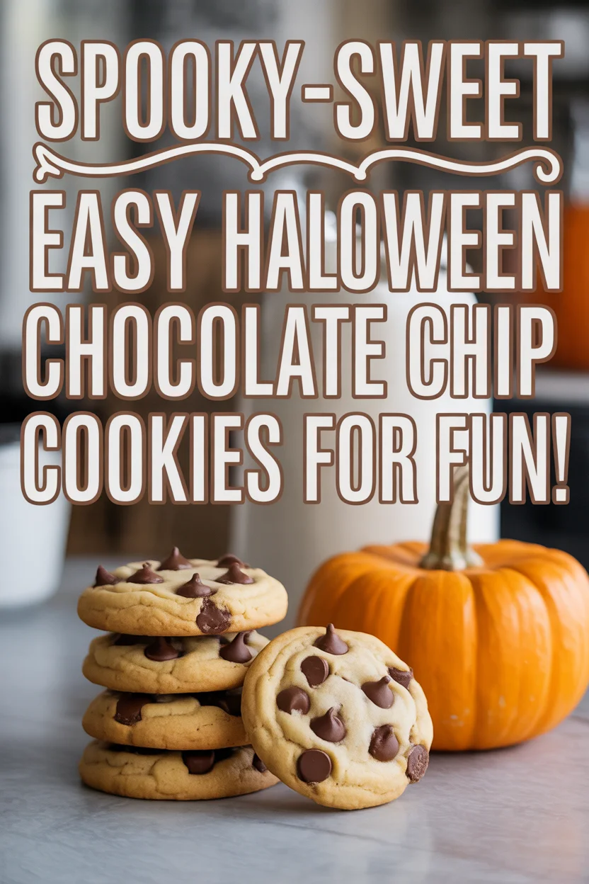 Easy Halloween Chocolate Chip Cookies