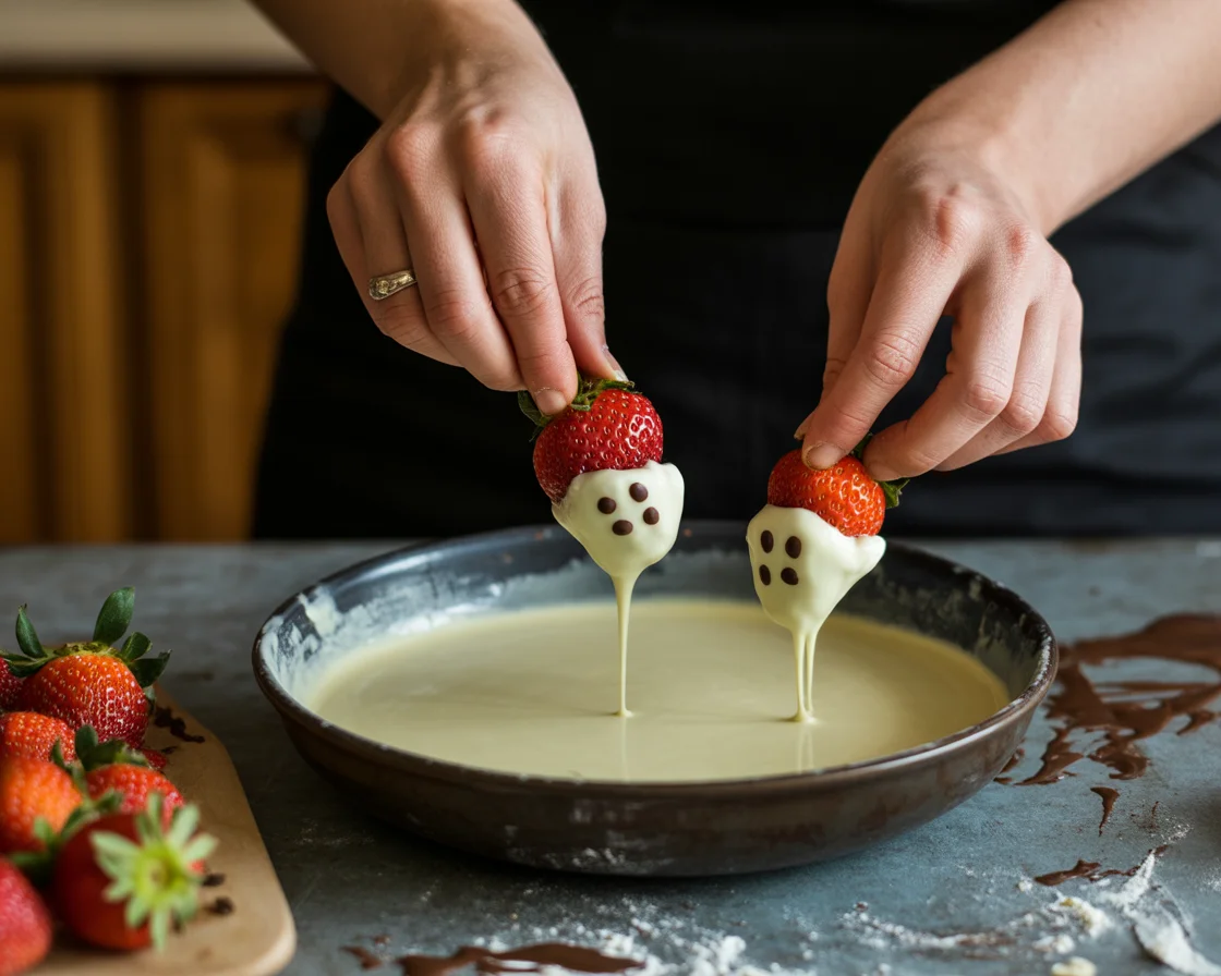 Create Some Boo-tiful Berry Ghosts for a Spooktacular Treat!