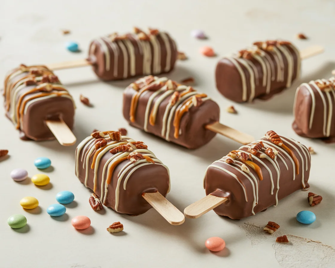 Easy Caramel Apple Slices with Chocolate Drizzle