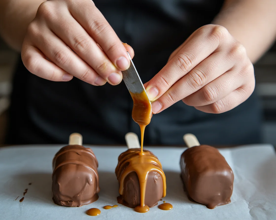 Deliciously Easy Caramel Apple Slices with Chocolate Drizzle