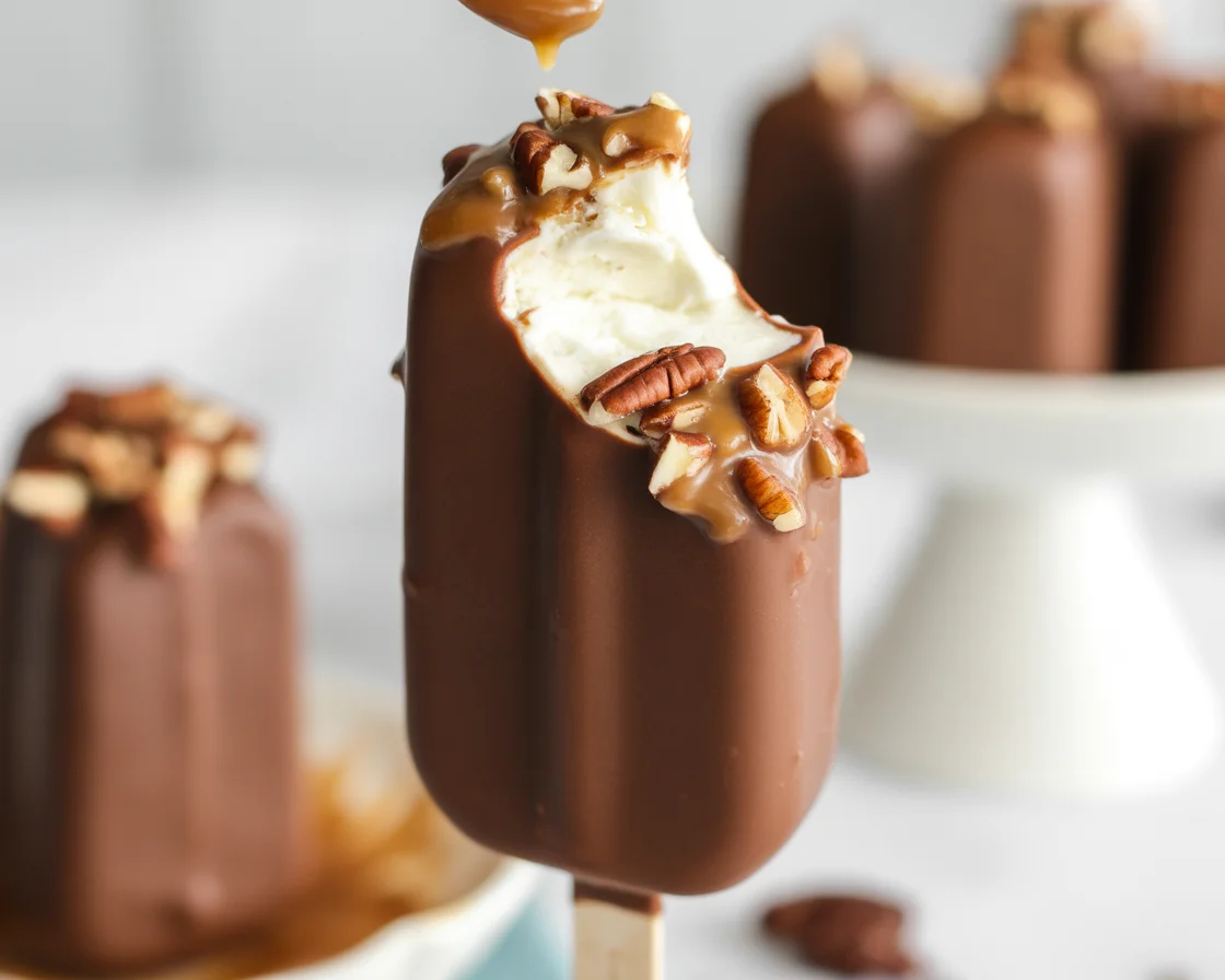 Easy Caramel Apple Slices with Chocolate Drizzle