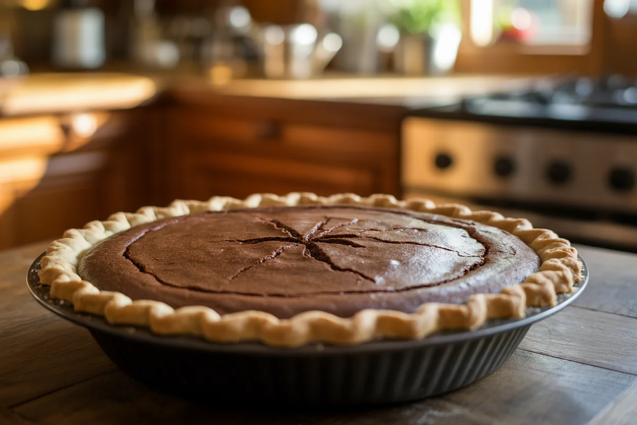 Decadent Hot Fudge Pie