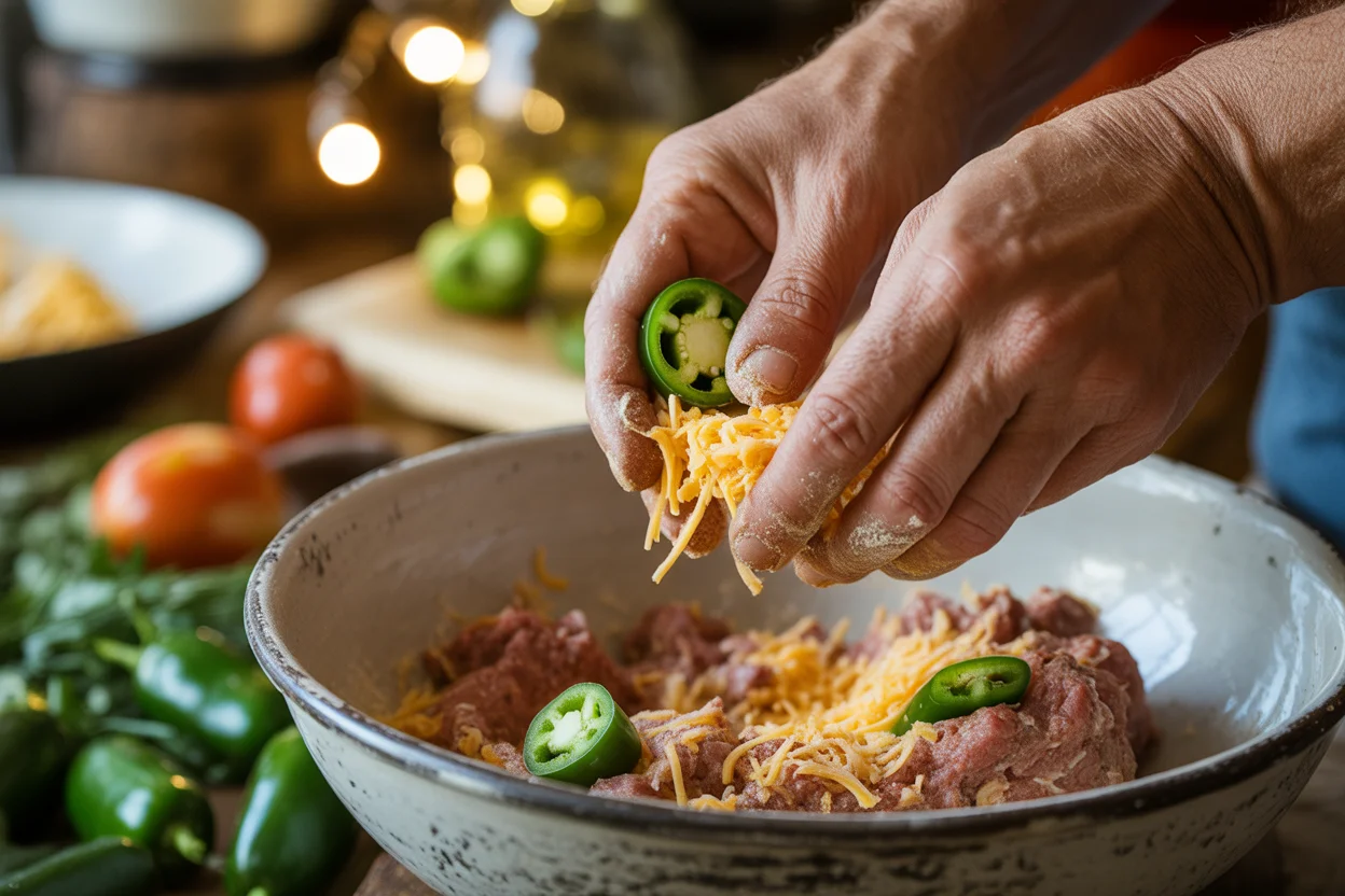 Smoky Jalapeño Popper Meatloaf with a Cheesy Twist