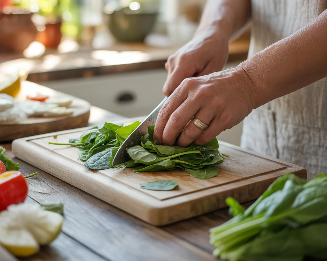 Savory Autumn Spinach and Goat Cheese Salad Delight