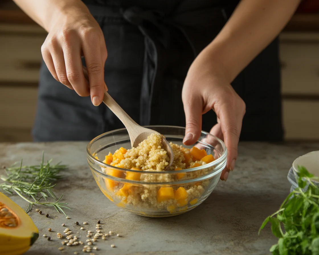 Cozy Up with This Delicious Fall Harvest Quinoa Salad