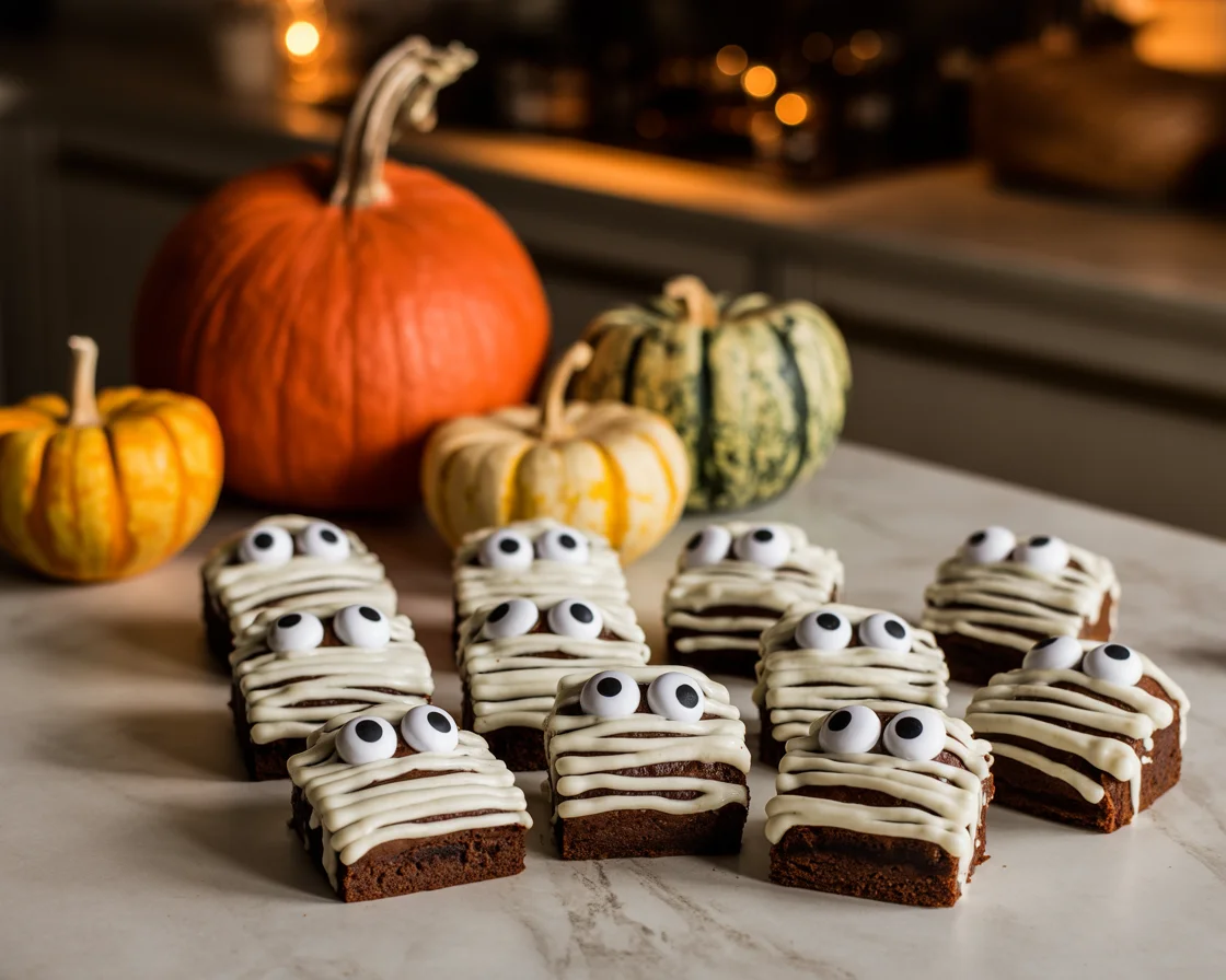 Eyeball Brownies (bonbons végétariens)