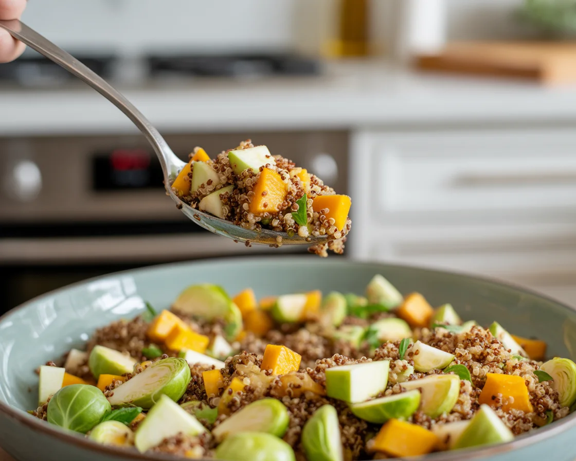 Cozy Up with This Delicious Fall Harvest Quinoa Salad