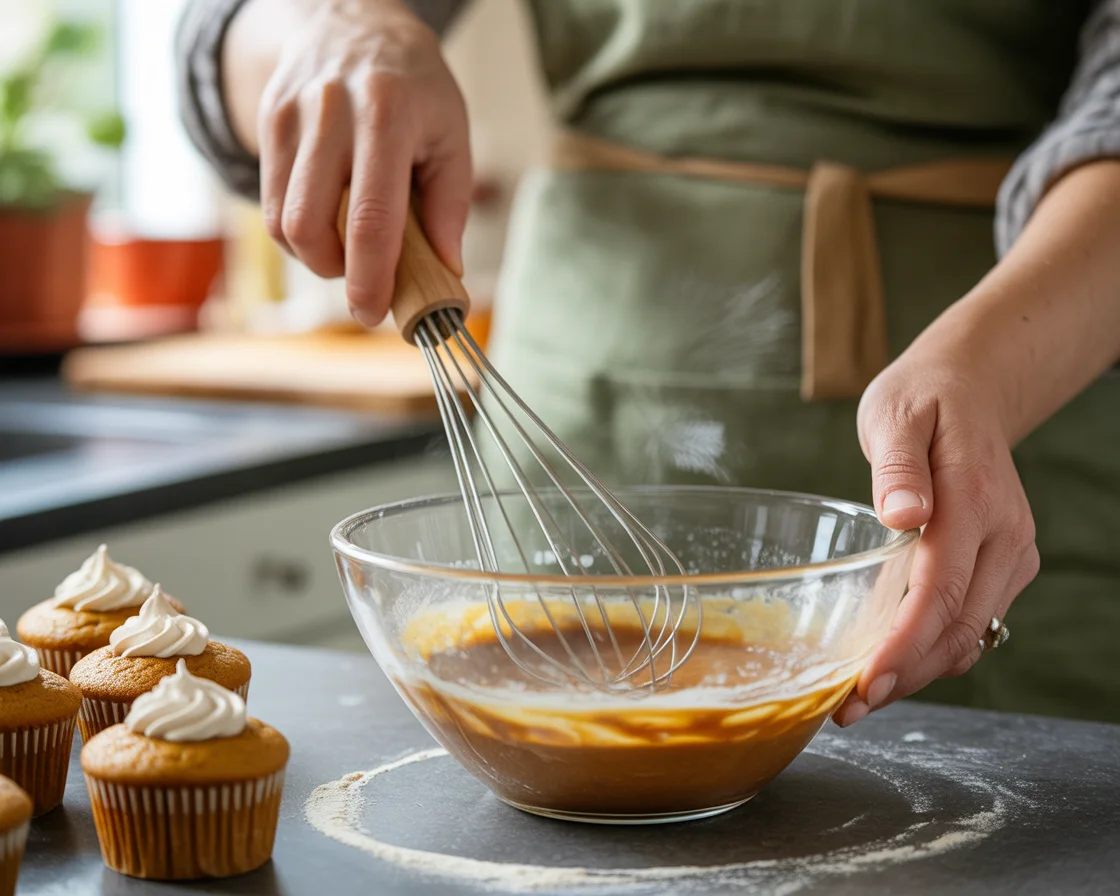 Pumpkin Chai Latte Cupcakes