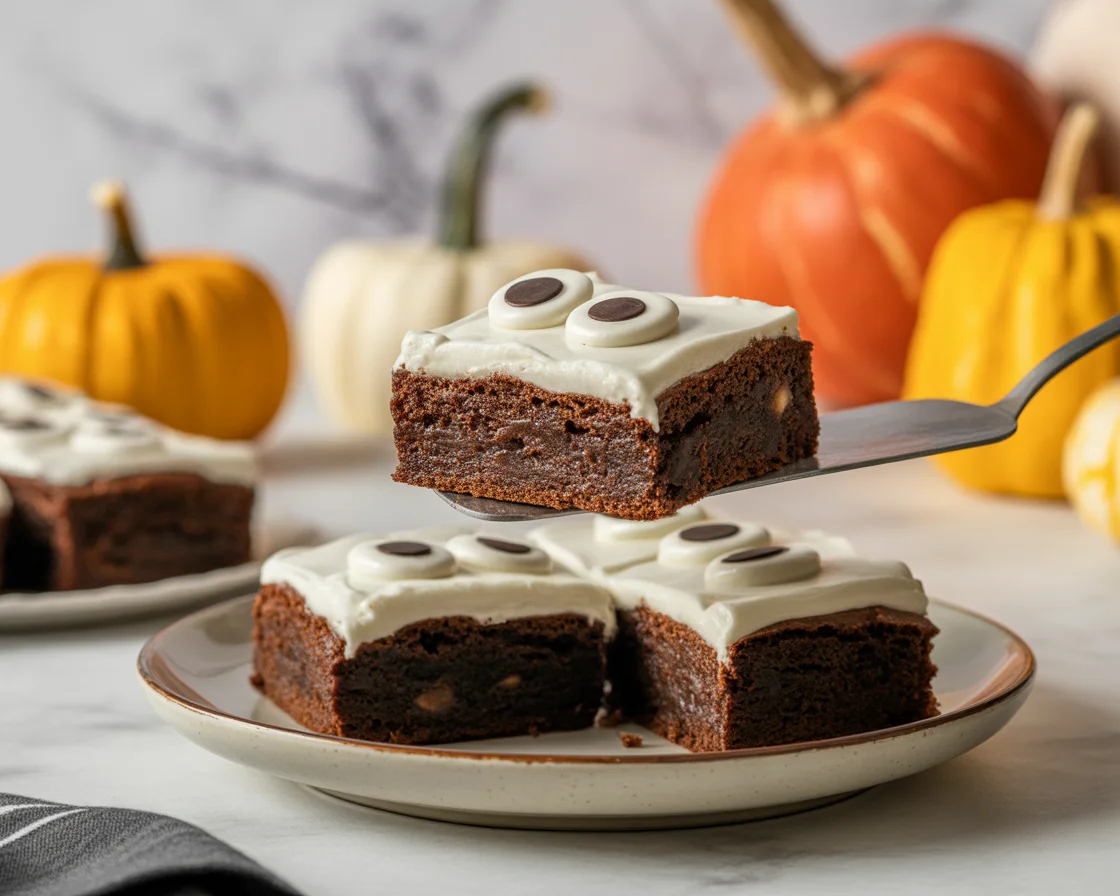 Eyeball Brownies (bonbons végétariens)