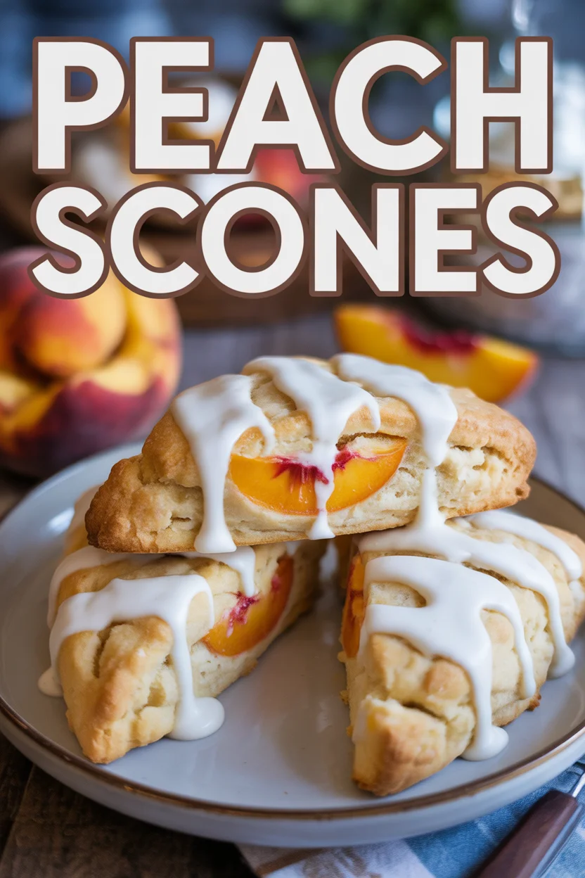 Peach Scones