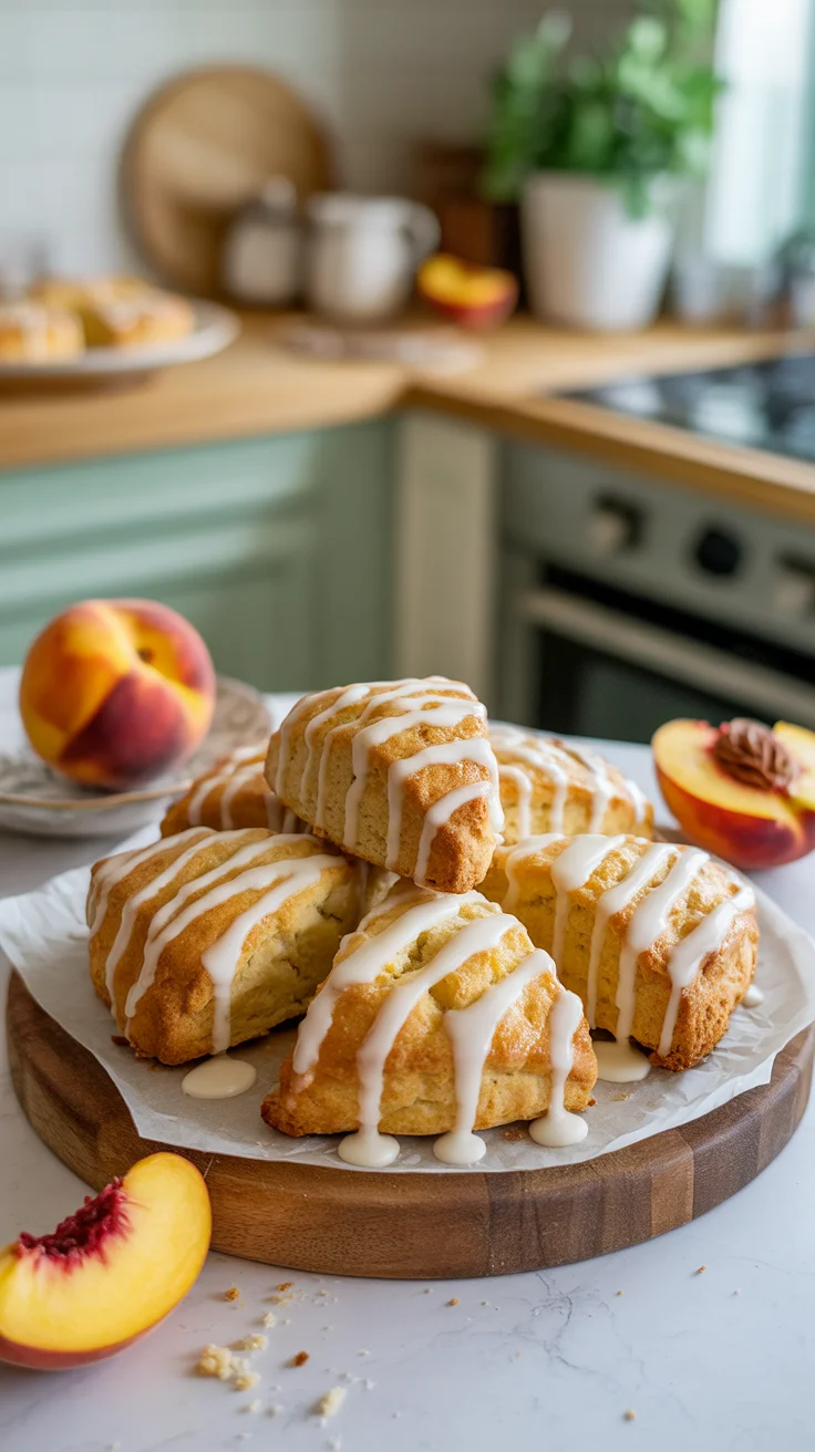 Peach Scones Peach Scones