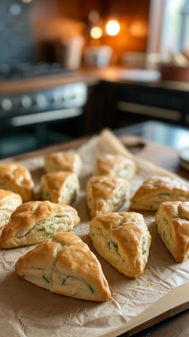 Ham and Cheese Scones