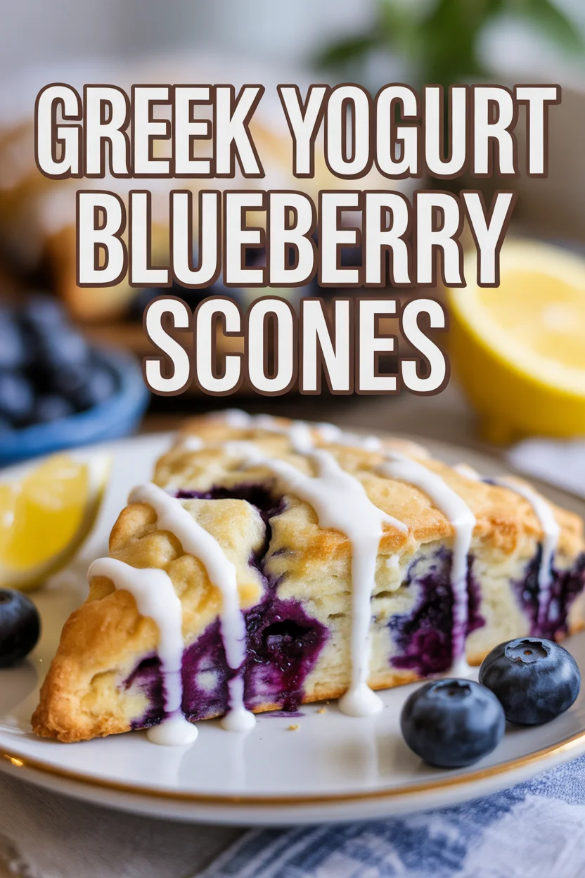 Greek Yogurt Blueberry Scones Greek Yogurt Blueberry Scones