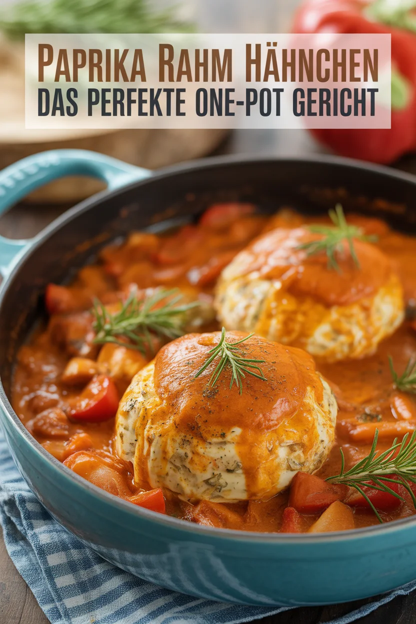 Paprika Rahm Hähnchen – Das perfekte One-Pot Gericht