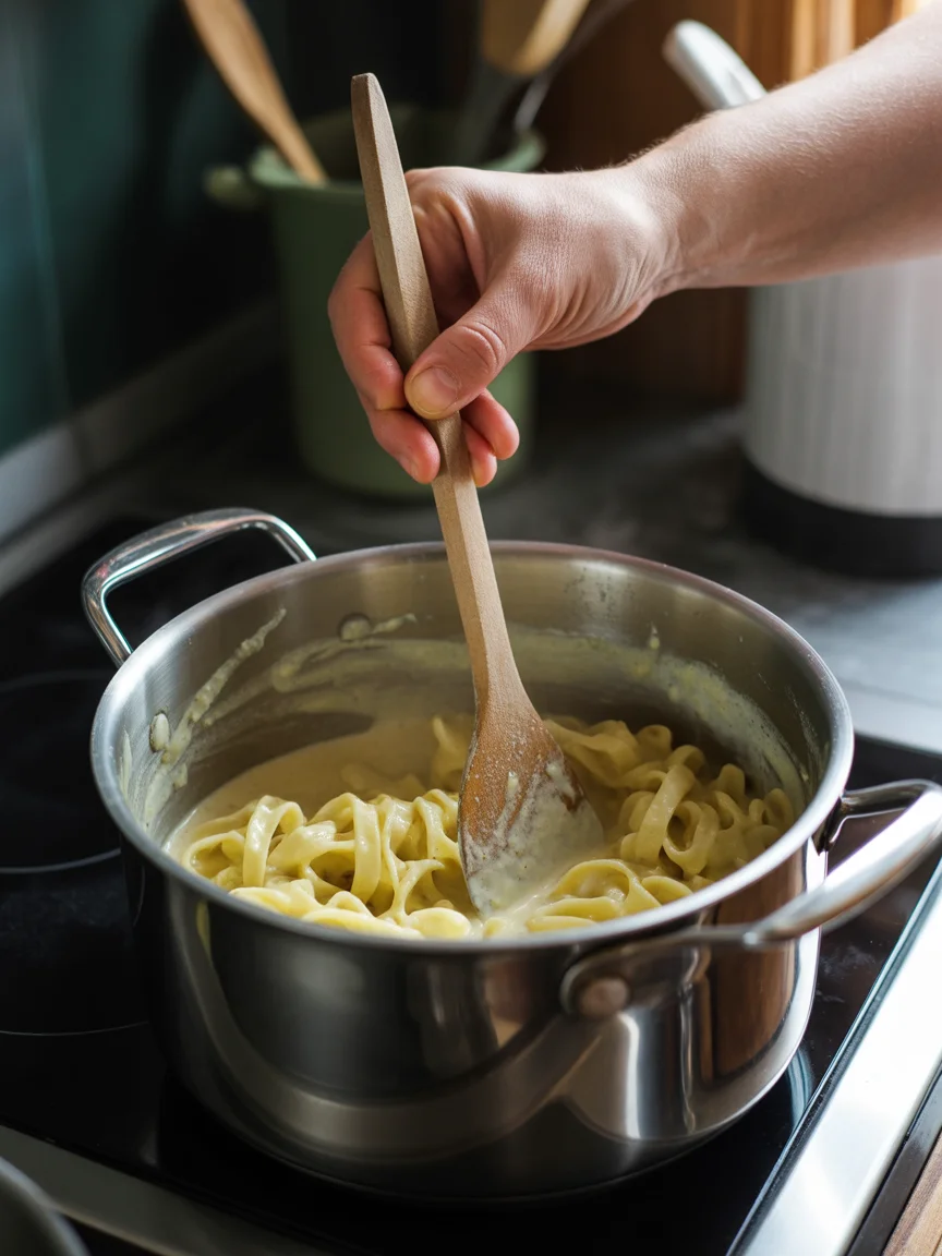 Pasta with Salmon Peas
