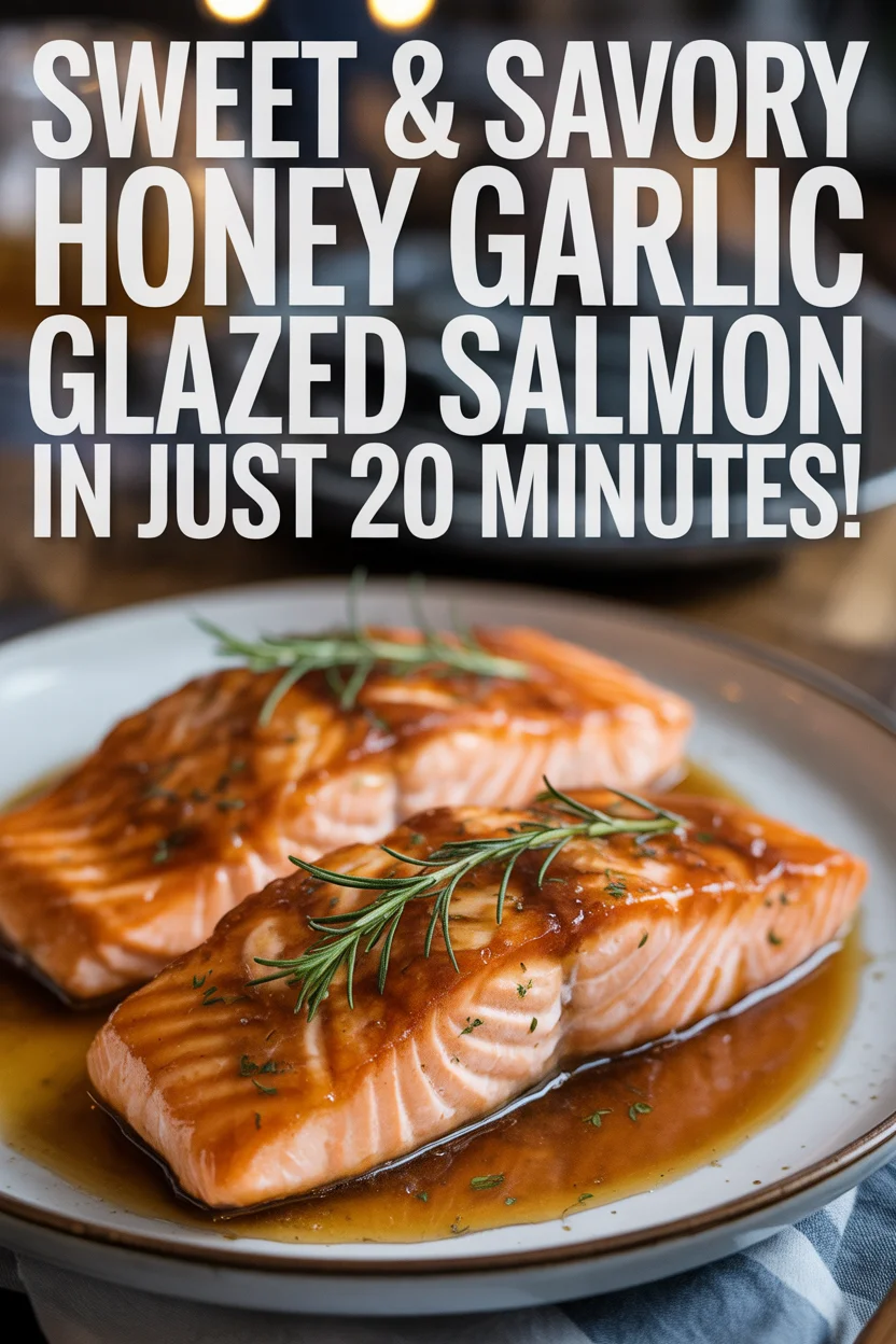 Sweet & Savory Honey Garlic Glazed Salmon in Just 20 Minutes!