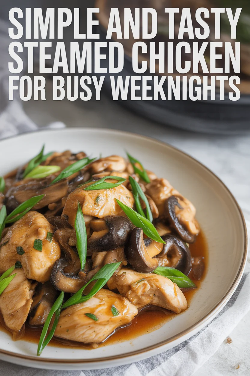 Simple and Tasty Steamed Chicken for Busy Weeknights