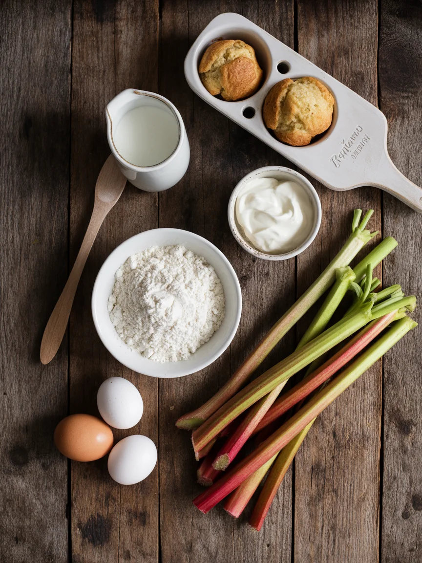 Delicious Rhubarb Muffins with Greek Yogurt You’ll Love