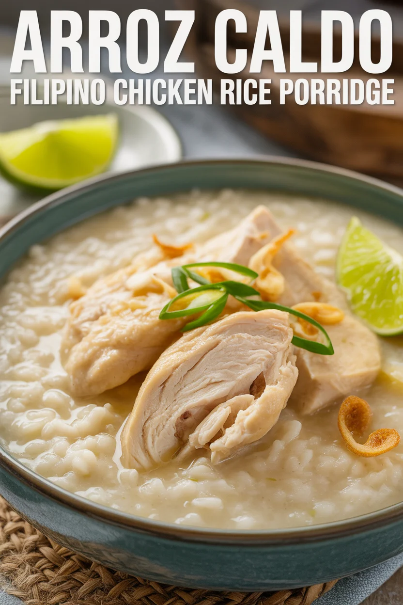 Arroz Caldo – Filipino Chicken Rice Porridge