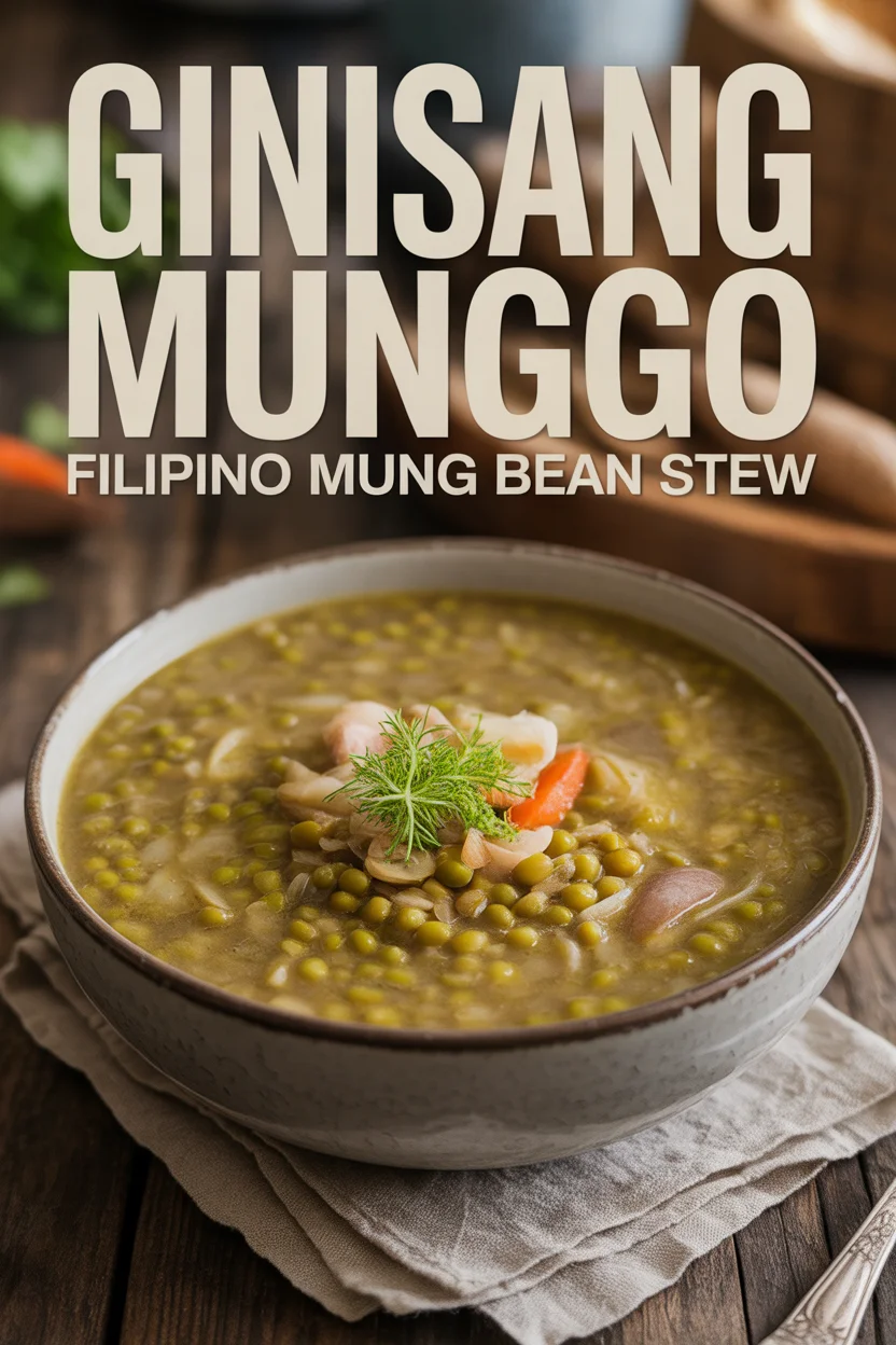 Ginisang Munggo – Filipino Mung Bean Stew