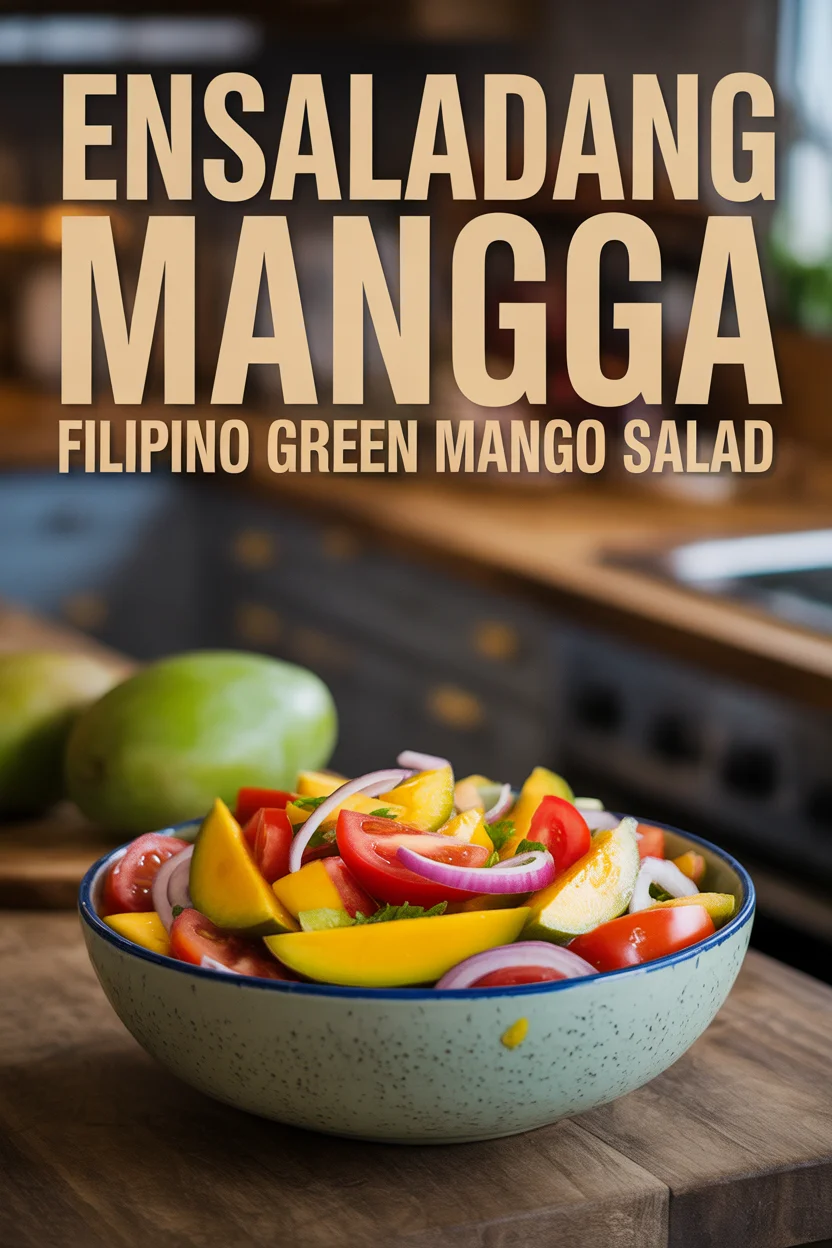 Filipino ensaladang mangga