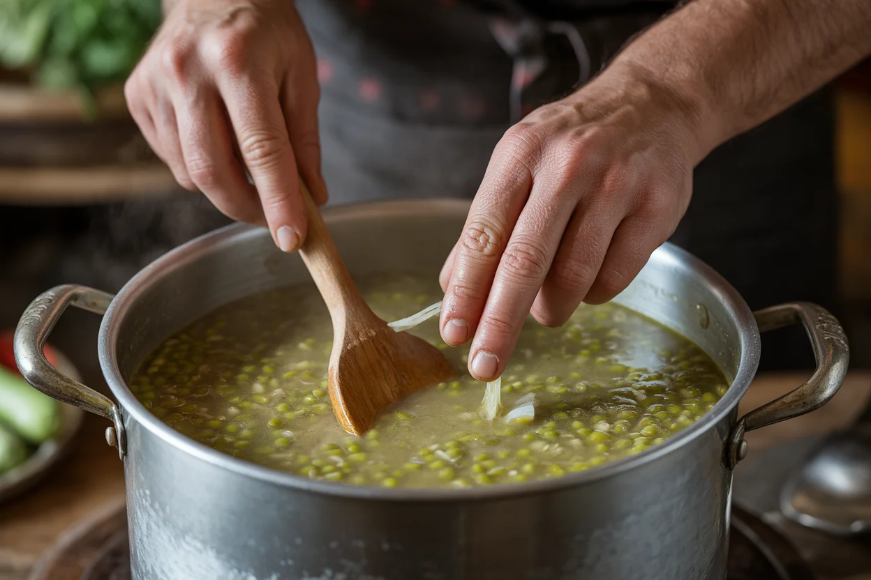 Ginisang Munggo – Filipino Mung Bean Stew