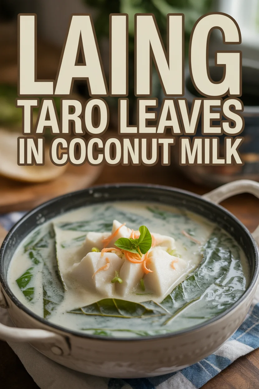 Filipino laing recipe