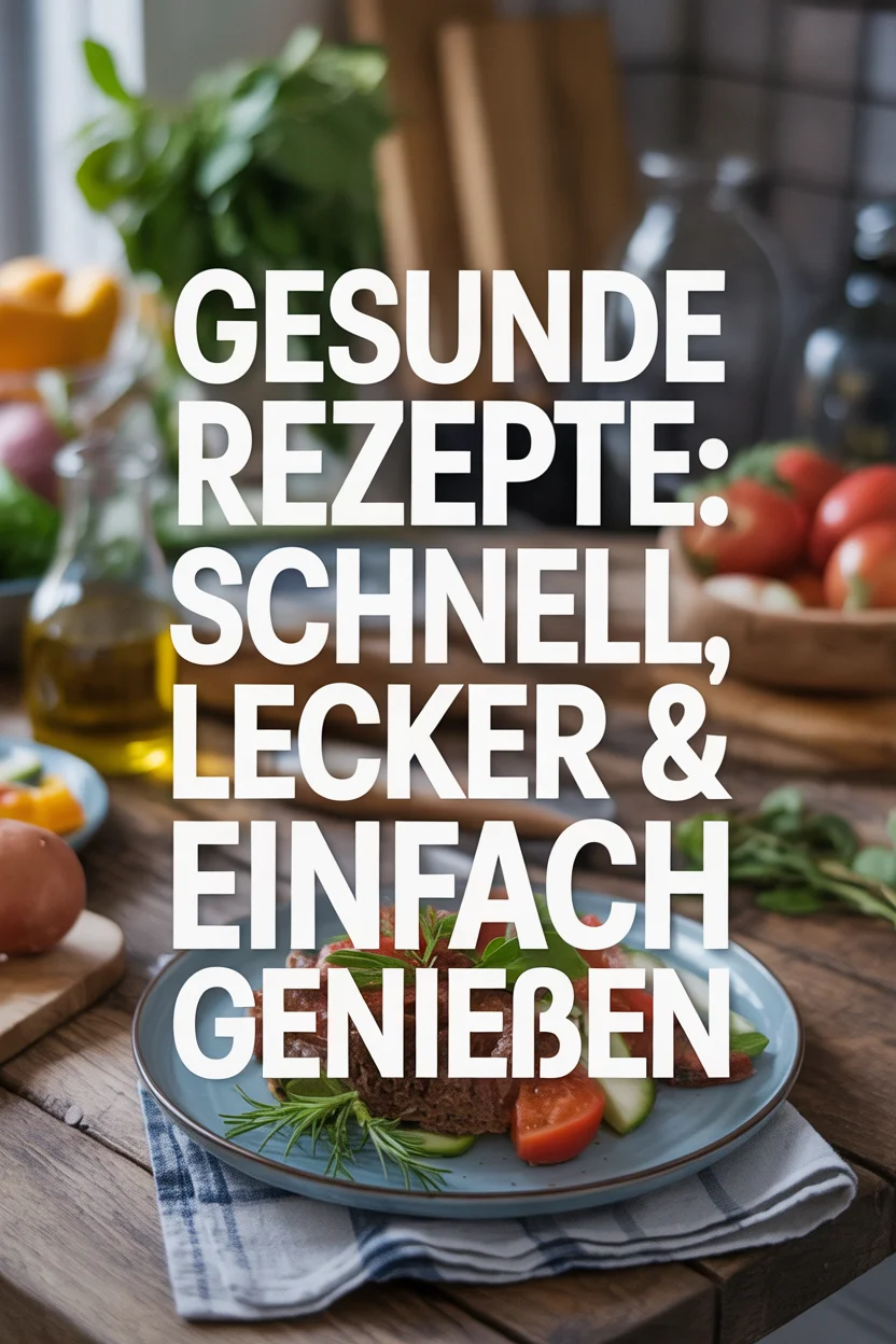 Gesunde Rezepte: Schnell, lecker & einfach genießen