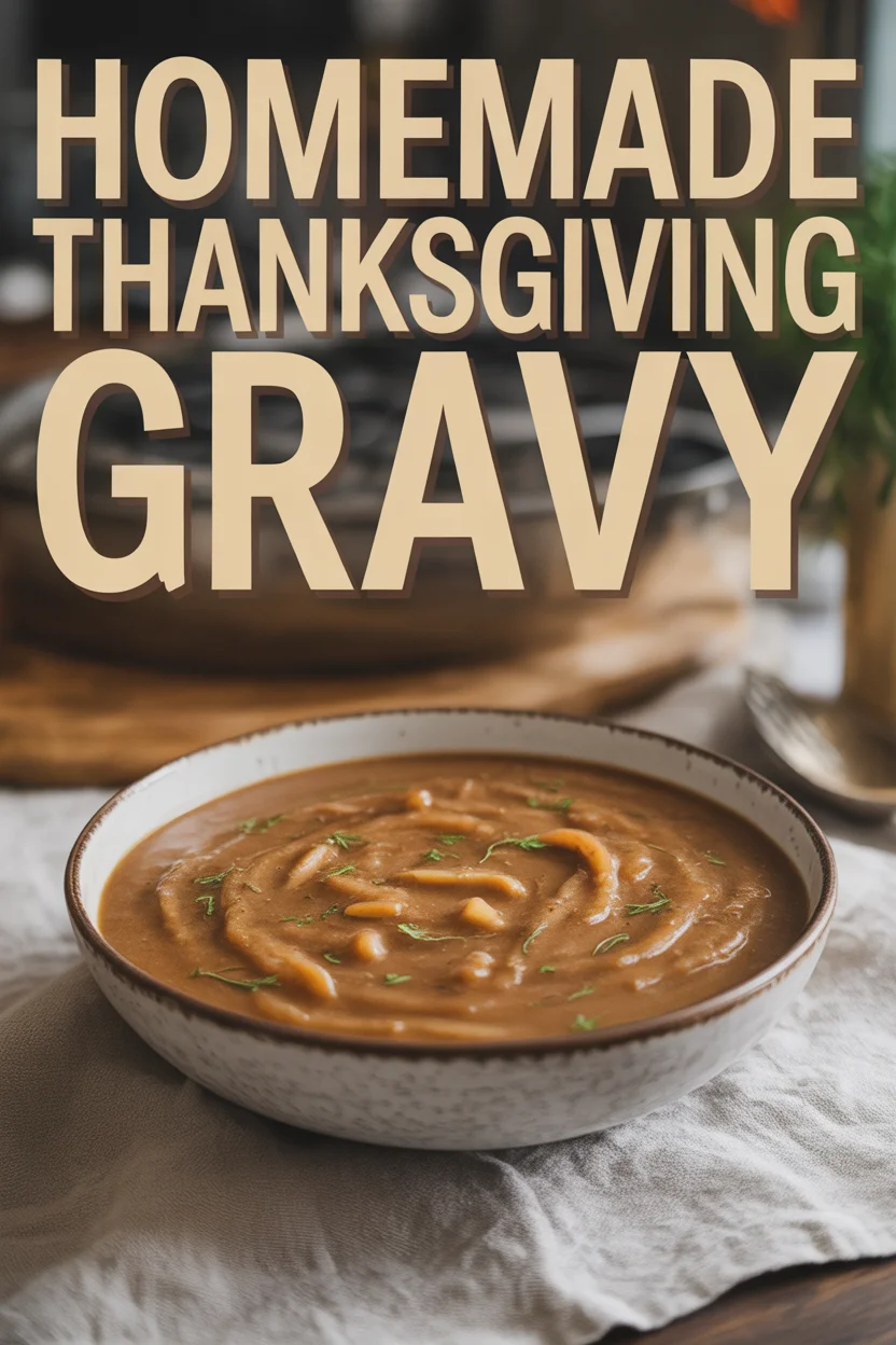 Homemade Thanksgiving Gravy