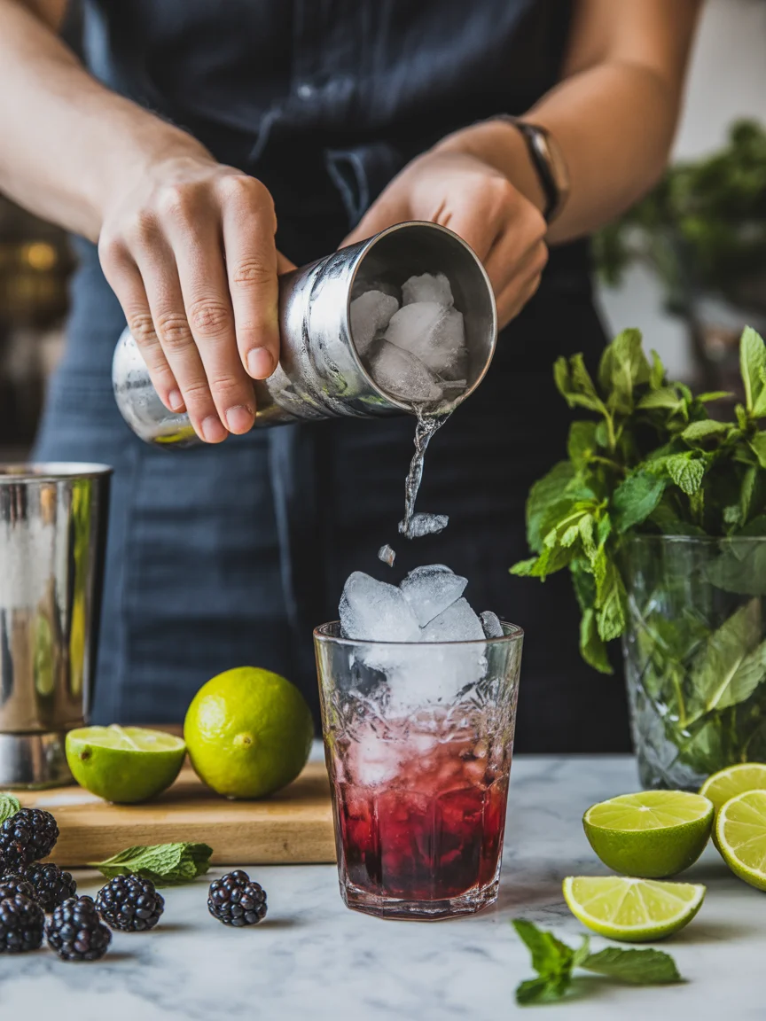 blackberry mojito;