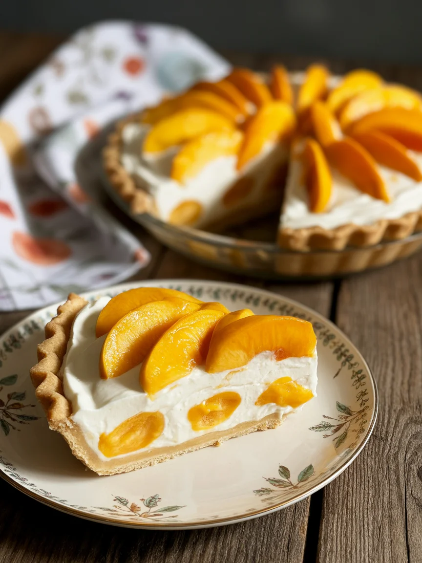 Deliciously Simple Peaches and Cream Pie You’ll Want to Share