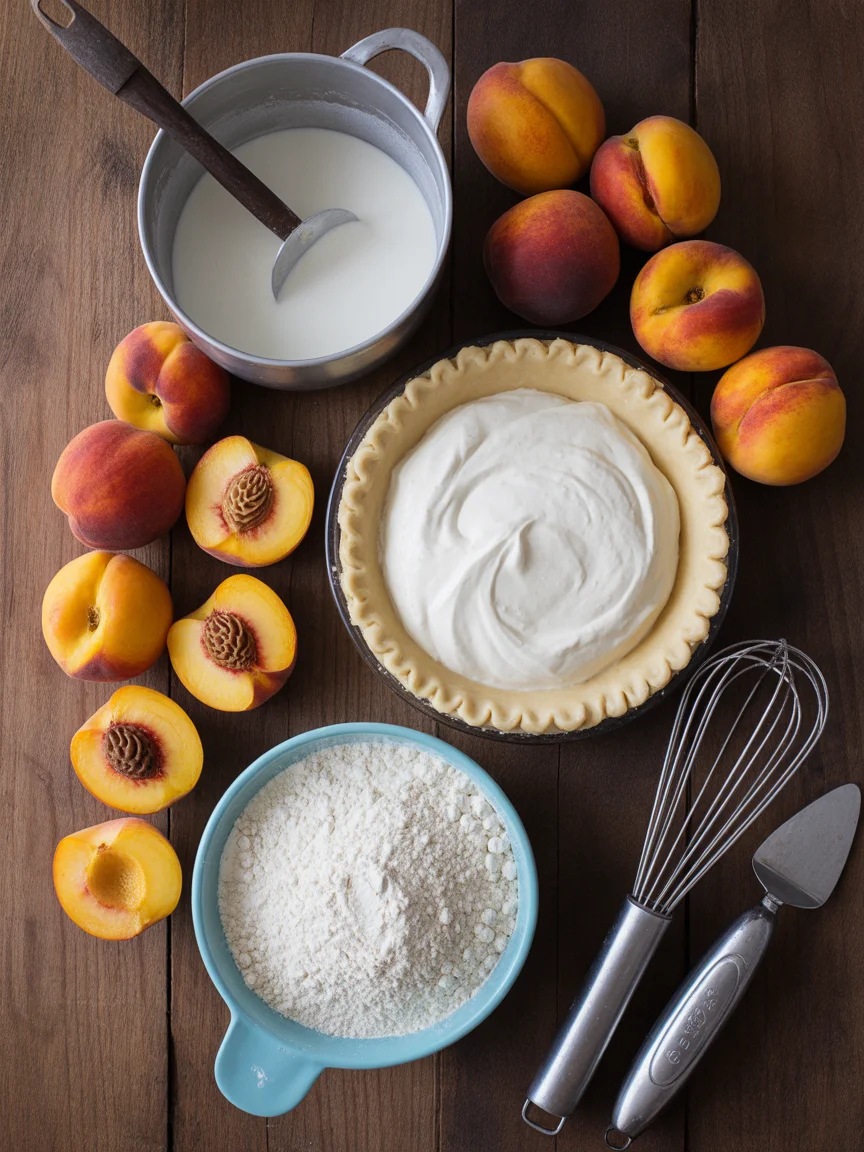 Deliciously Simple Peaches and Cream Pie You’ll Want to Share