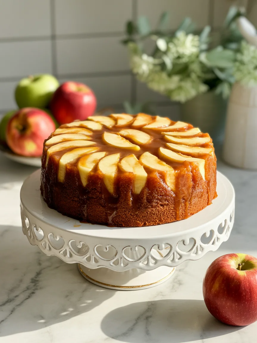 Deliciously Simple Apple Upside Down Cake You’ll Love