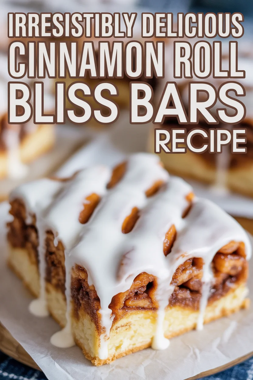Cinnamon Roll Bliss Bars