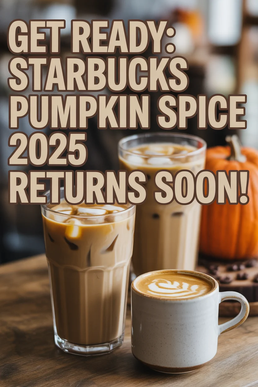 Get Ready: Starbucks Pumpkin Spice 2025 Returns Soon!