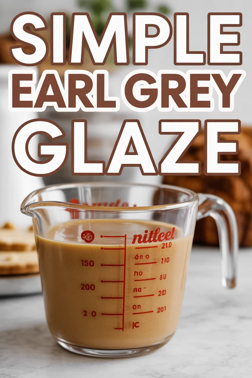 Simple Earl Grey Glaze