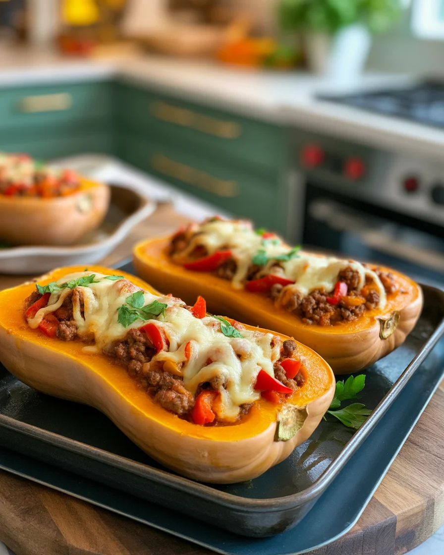 Stuffed Butternut Squash Recipe