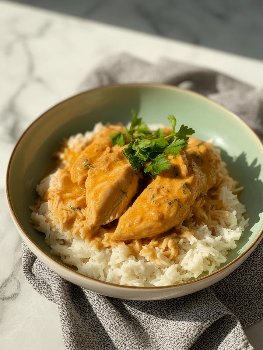 Deliciously Creamy Smothered Chicken Rice for a Cozy Dinner