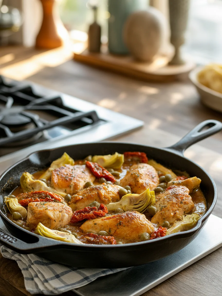 Mediterranean Chicken Skillet