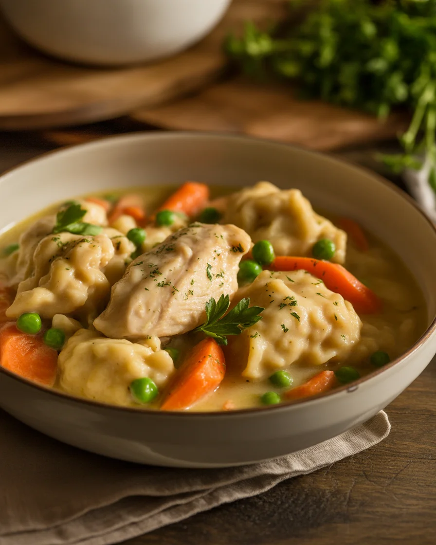 crockpot chicken and dumplings