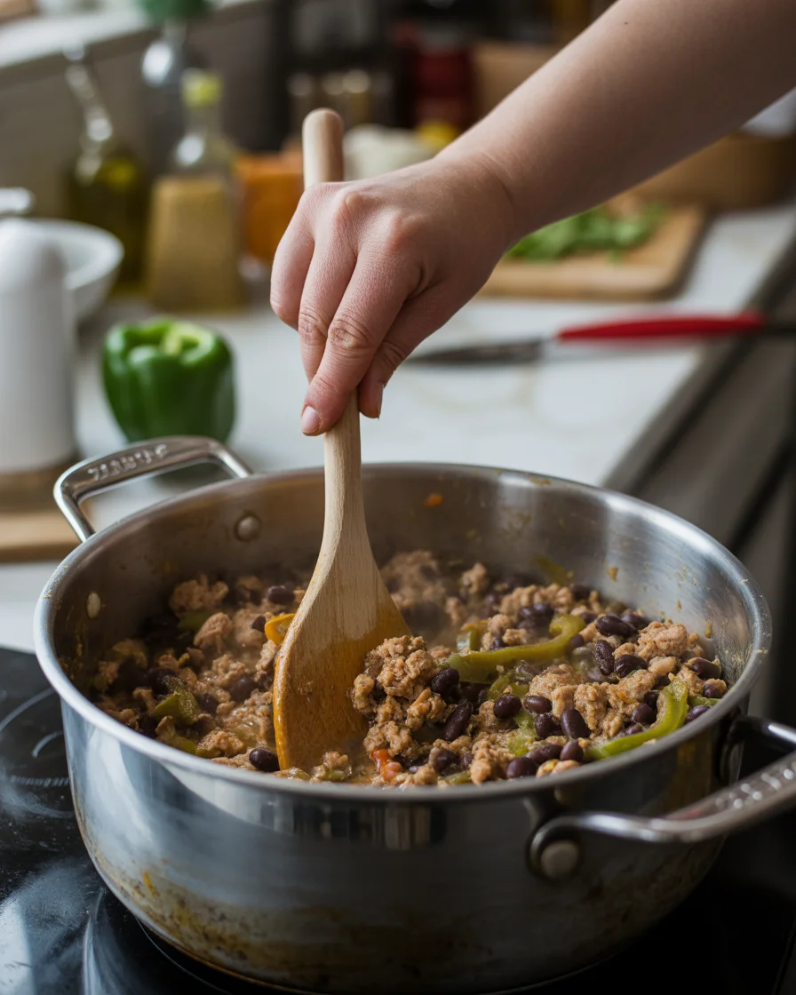 crockpot turkey chili