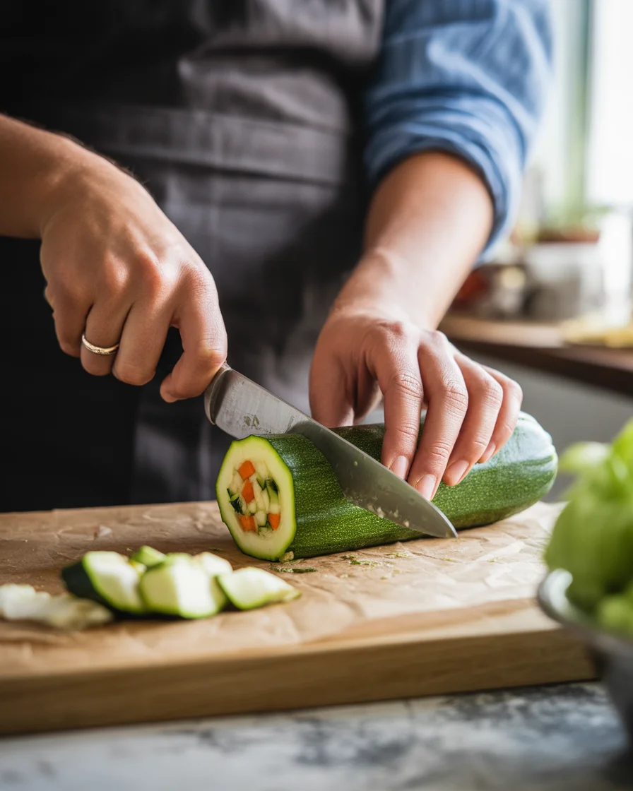 turkey stuffed zucchini boats
