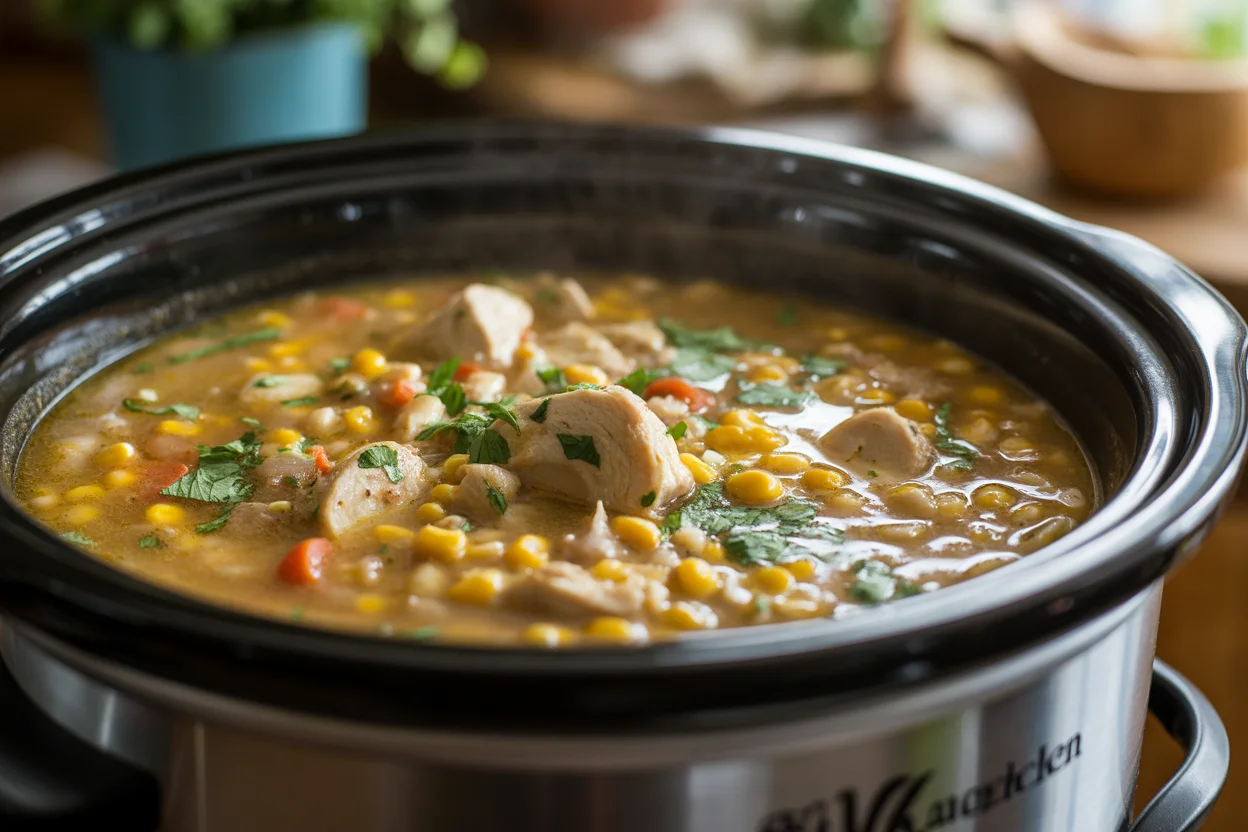 Delicious White Chicken Chili Slow Cooker Recipe for Cozy Nights