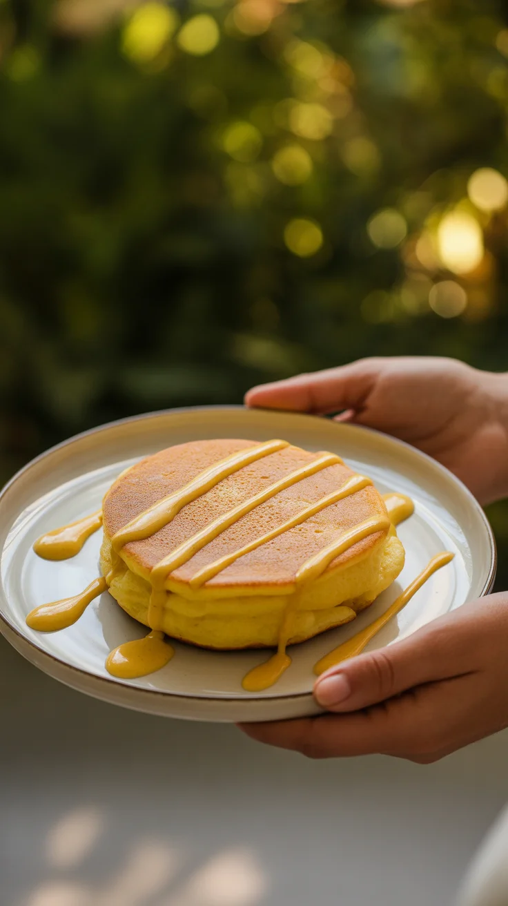 German Pancake with Buttermilk Sauce