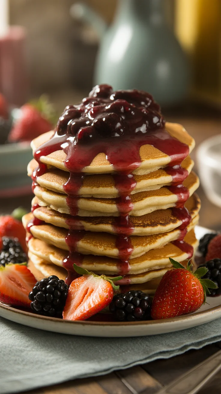 Blueberry and Raspberry Pancake Topping